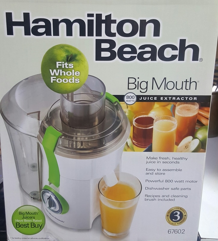 Best Buy: Hamilton Beach Big Mouth Juice Extractor (67602A) White